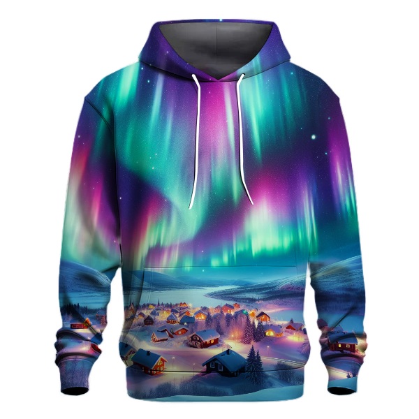 Aurora Borealis Christmas Sky Hoodie