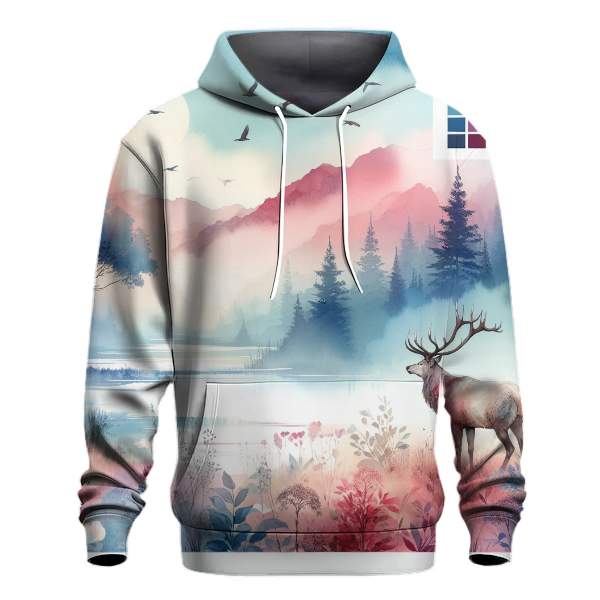 Whimsical Watercolors Hoodie