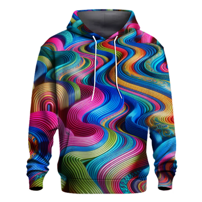 Dynamic Funky Waves Hoodie