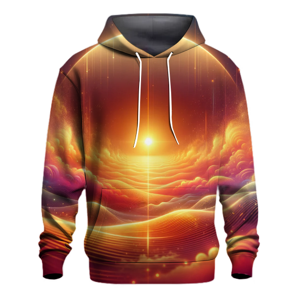 Glimmering Sunset Gradient Hoodie