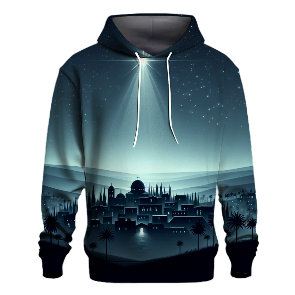 Starlit Bethlehem Night Hoodie