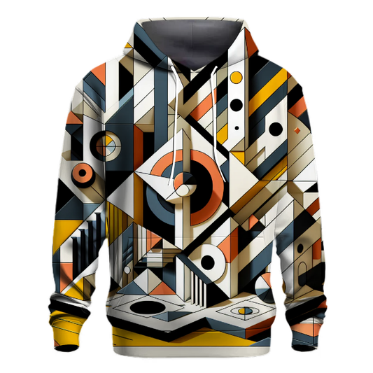 Modern Geometric Style Hoodie