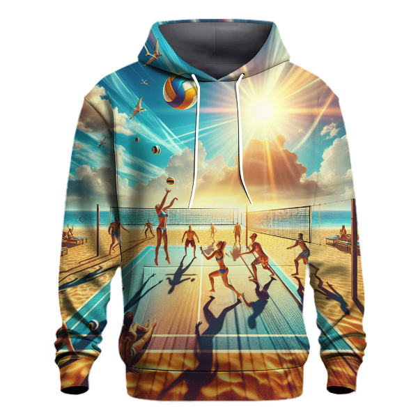 Volleyball Beach Battle Hoodie