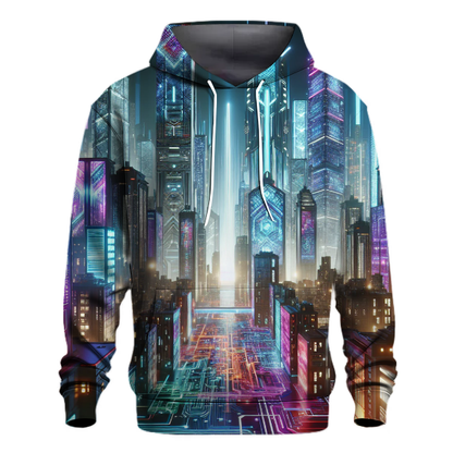 Cyberpunk Futurism Gear Hoodie