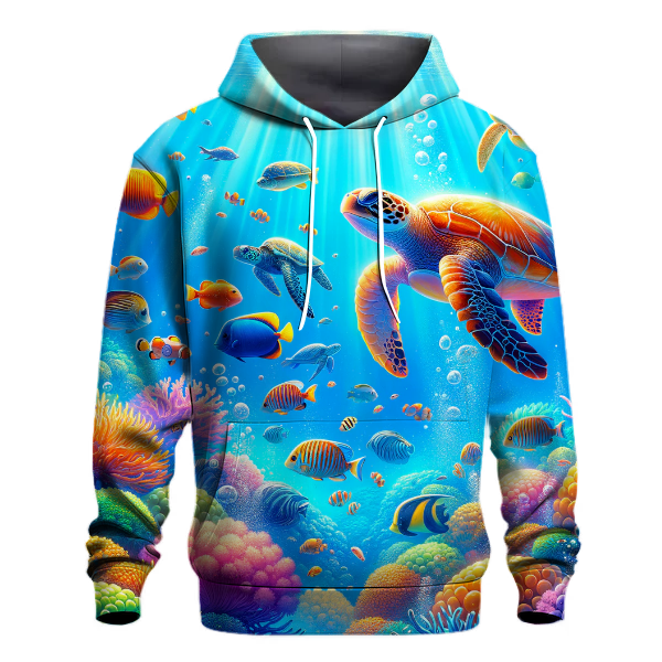 Whimsical Underwater World Hoodie