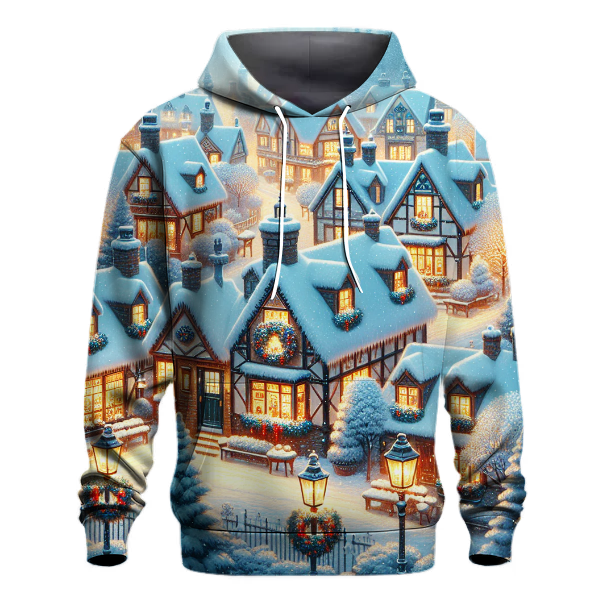 Glistening Winter Village Hoodie