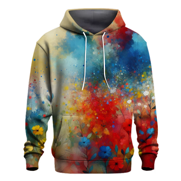 Rainbow Meadow Delight Hoodie