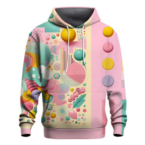 Bubblegum Beat Retro Hoodie