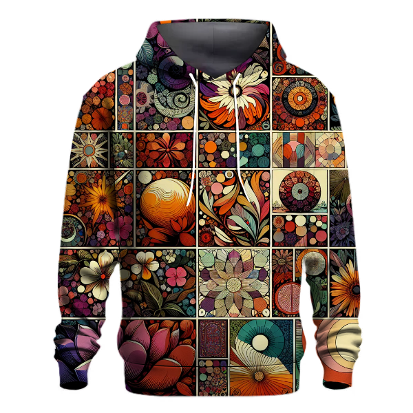 Artistic Vintage Collage Hoodie