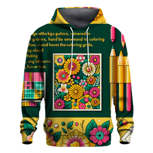 Vibrant Floral Dream Hoodie