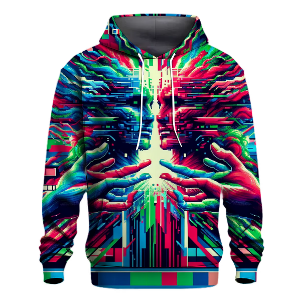 Glitch Art Vortex Hoodie