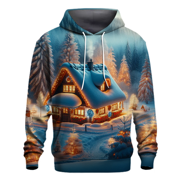 Enchanted Christmas Cottage Hoodie