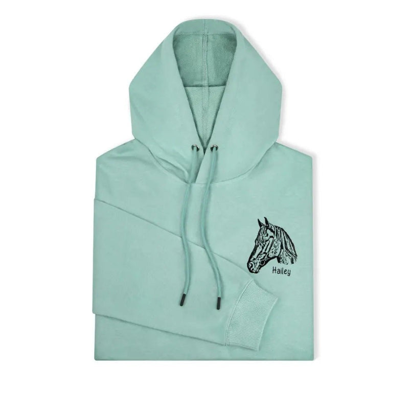 Personalized Horse Portrait Hoodie