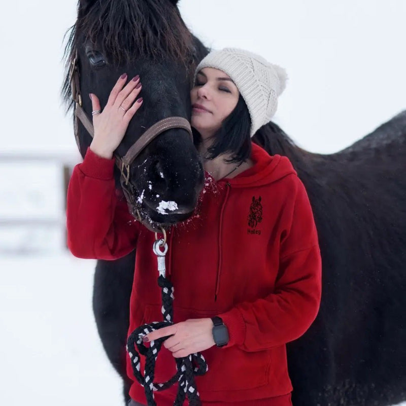 Personalized Horse Portrait Hoodie