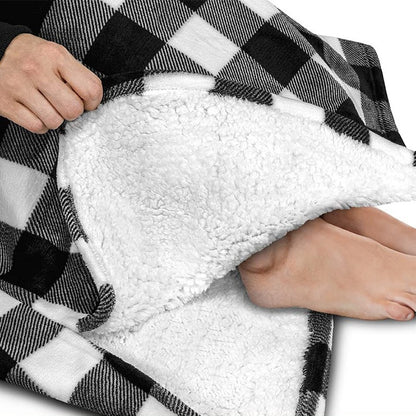 Warm Flannel Oversized Long Hoodies