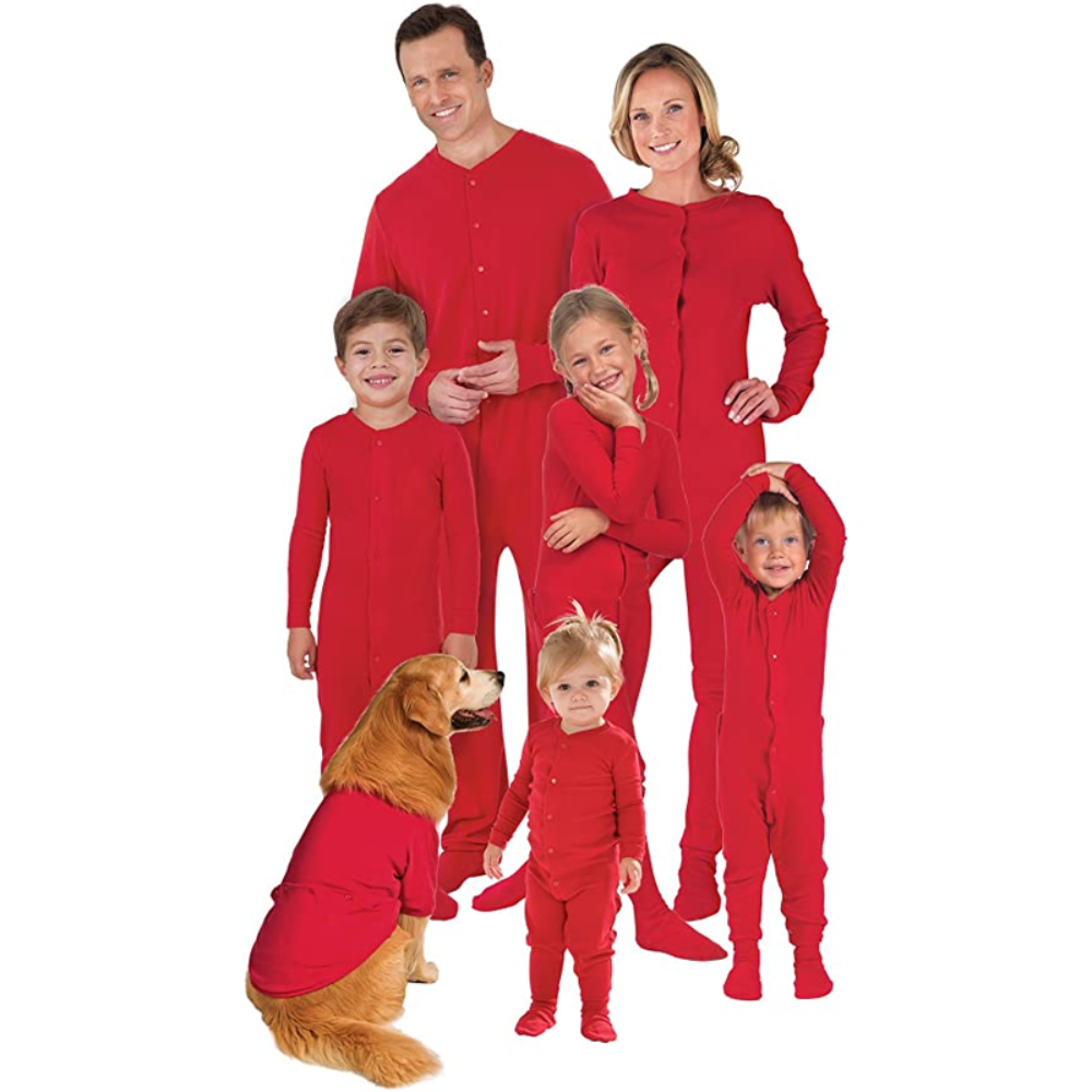 Christmas Pajamas Onesie Matching Family Sets Dog