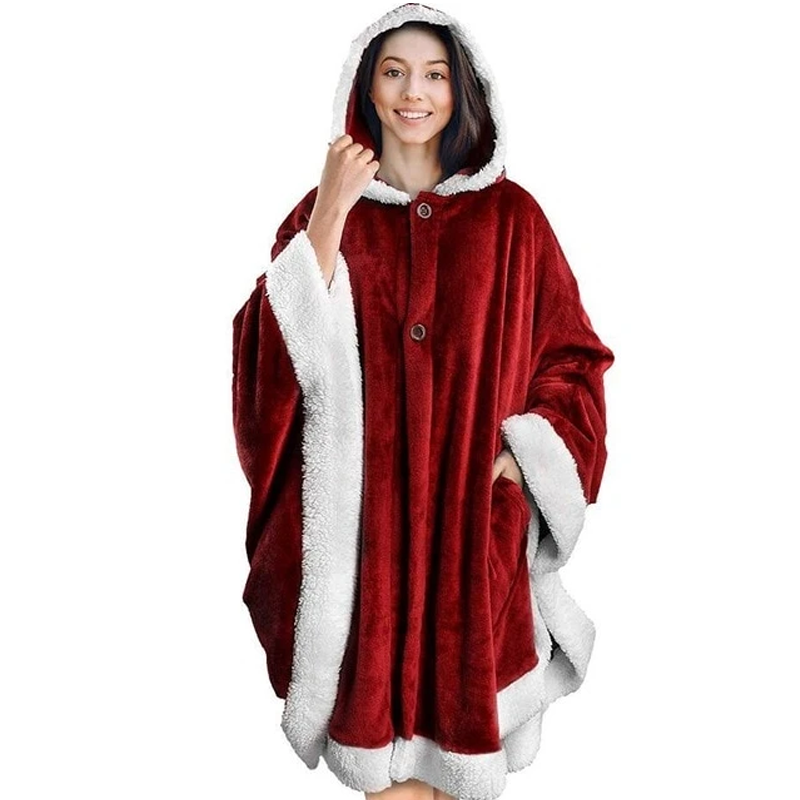 Festive Fleece Blanket Hoodie