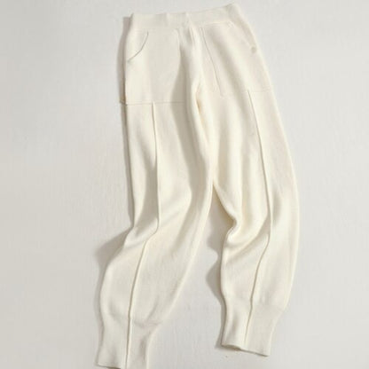 Harlan Casual Ankle-Length Pants Beige One Size