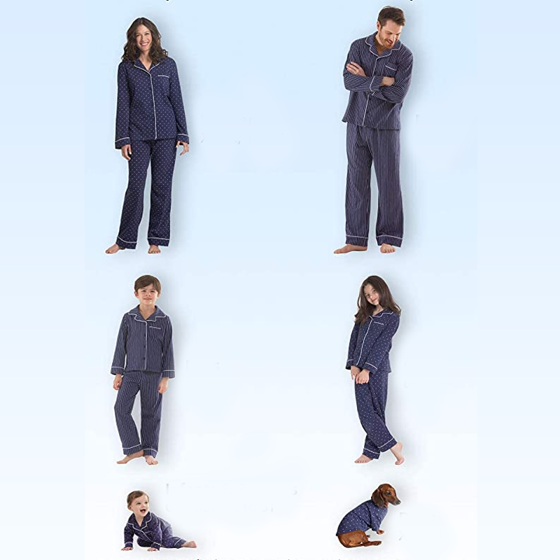 Plaid Pattern Family Pajamas