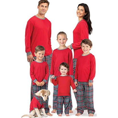 Christmas Plaid Family Festival Matching Sets Dogs