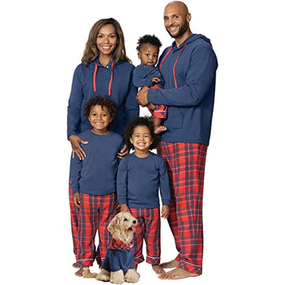 Plaid Design Matching Family Pajama Sets