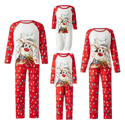 Christmas Festive Lights Family Pajama Set