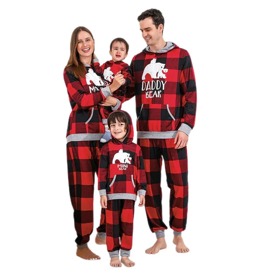 Christmas Holiday Bear Family Matching Pajama