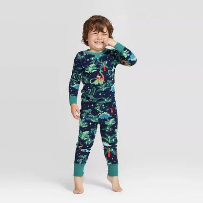 Dinosaur Christmas Family Pajamas