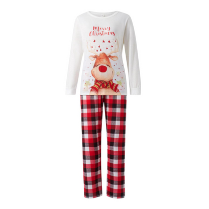 Elk Print Family Pajama Set