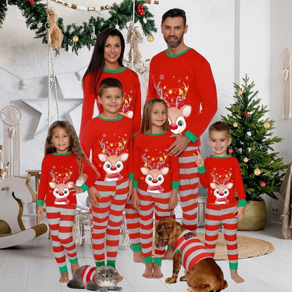 Family Deer Christmas Pajamas Woman