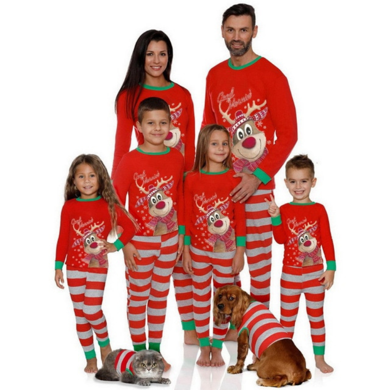 Family Deer Christmas Pajamas Woman