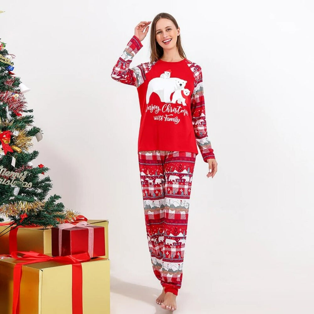 Christmas Festival Bear Family Matching Pajamas