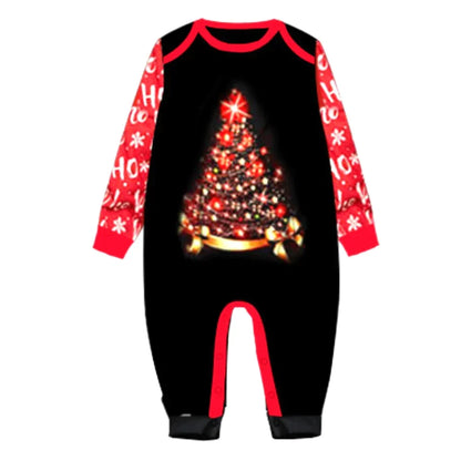 Radiant Christmas Tree Family Pajama Set