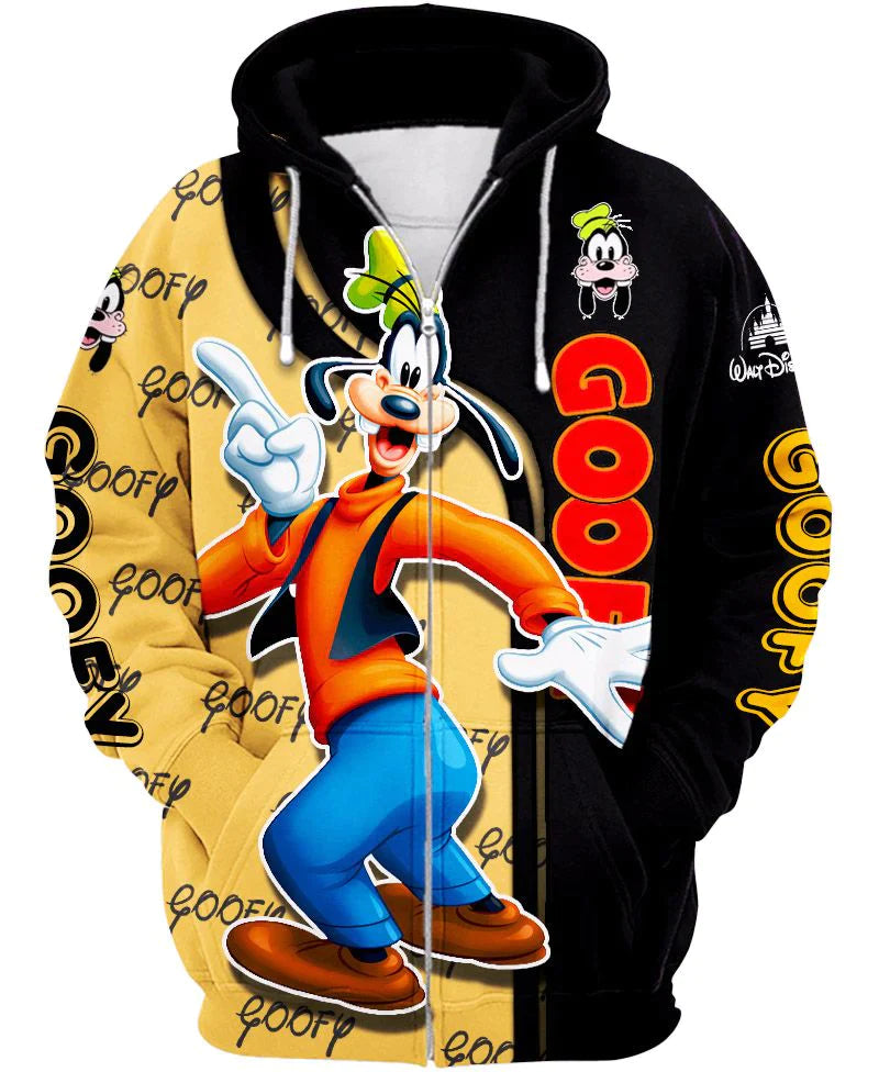 Goofy Zip Up Hoodie 6XL