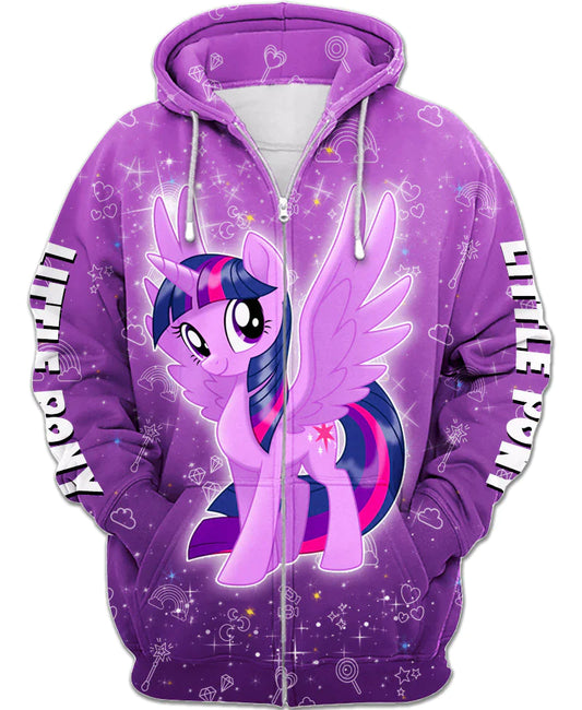 Little Pony Zip Up Hoodie