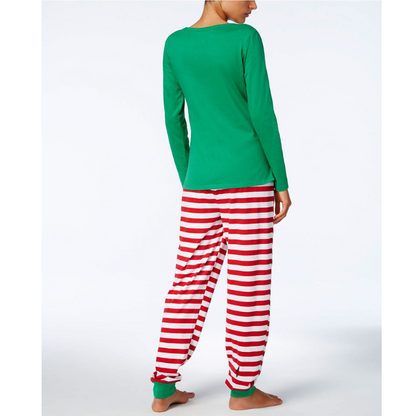 Elf Print Christmas Matching Pajama
