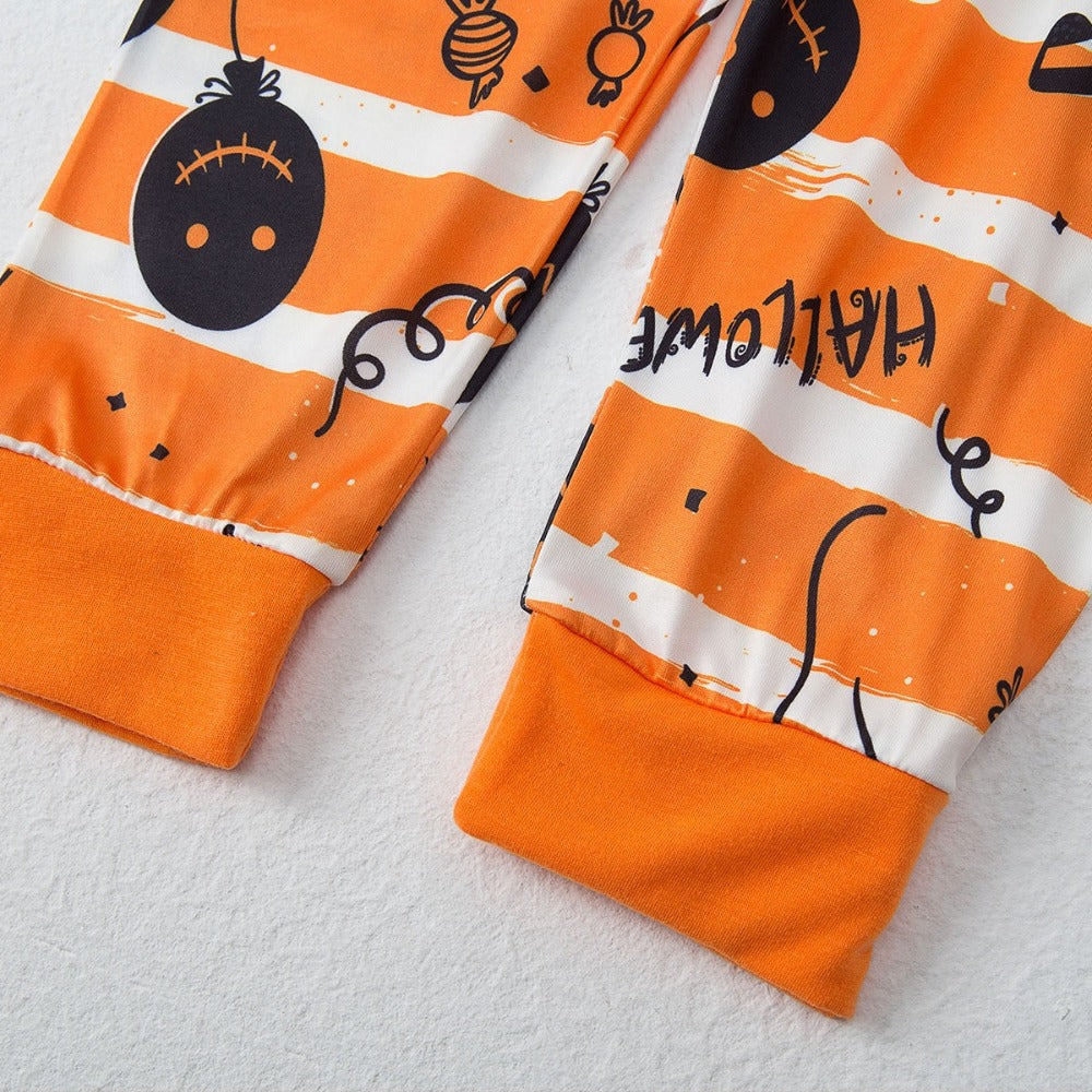 Laughter Pumpkin Print Family Matching Sets