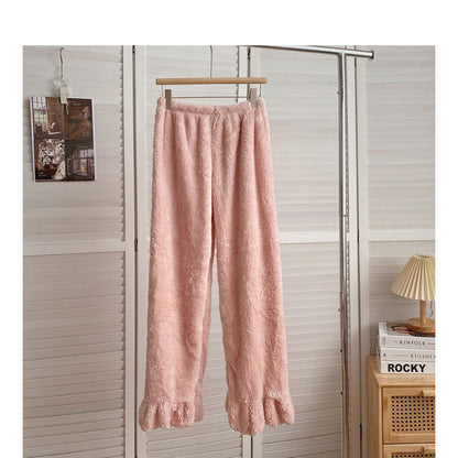 Korean Lace Long Pajama Set For Women