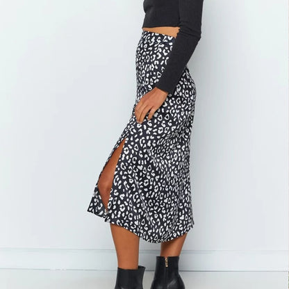Boho Printed Midi Skirt For Women