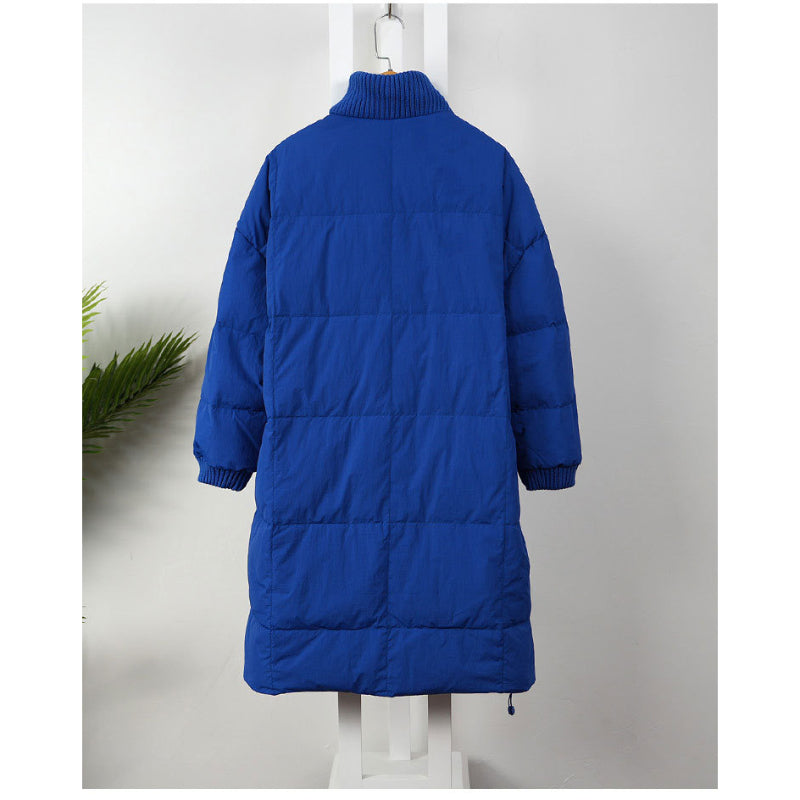Cotton Thickened Long Parkas Coat for Women