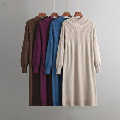 Loose Casual Oversized Knitted Sweater Dress
