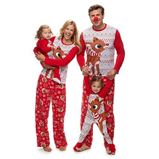 Christmas Deer Pattern Family Pajama