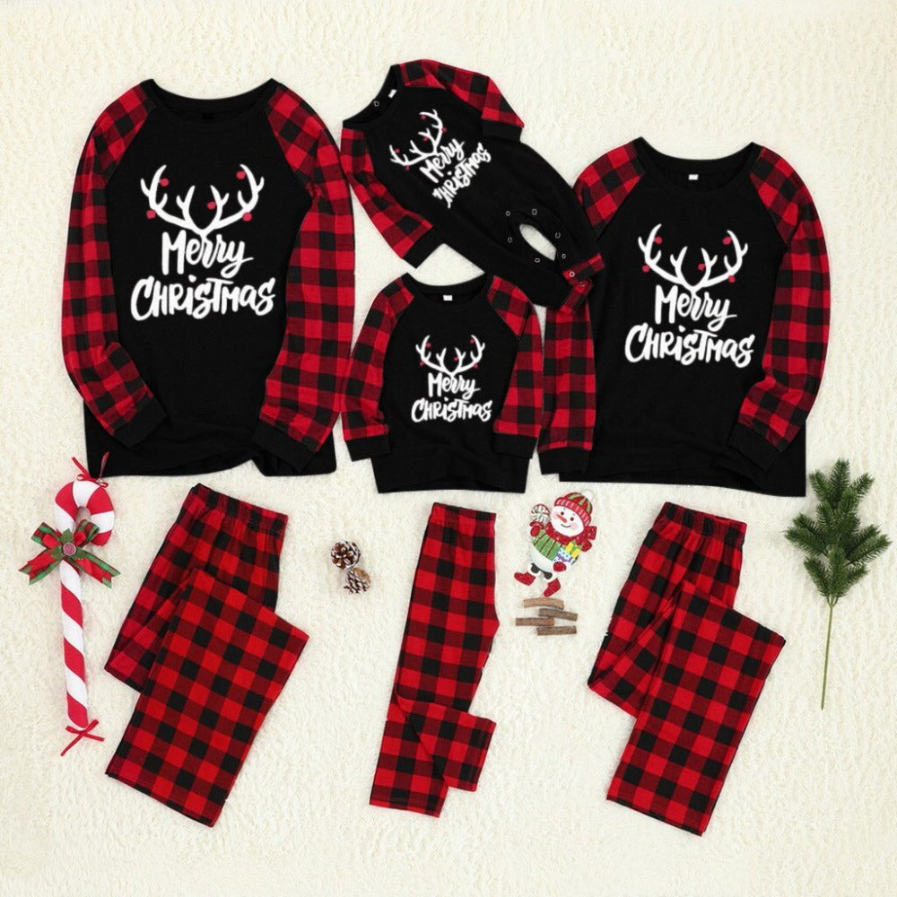 Dark Christmas Theme Pajama Set