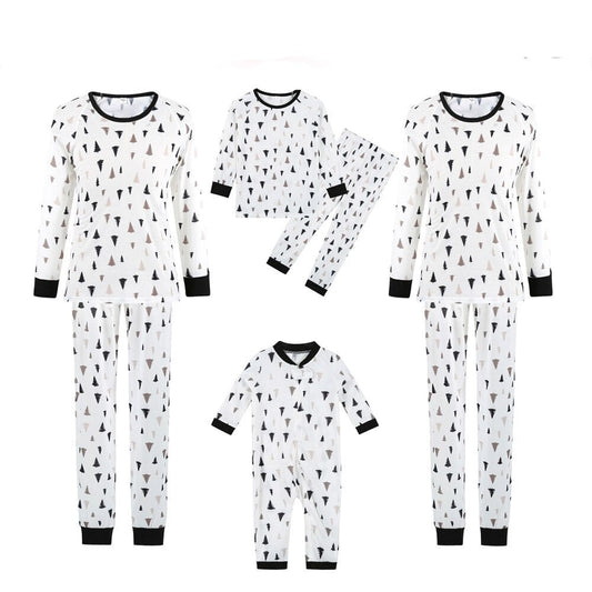 Minimal Tree Full Sleeve Pajama Set