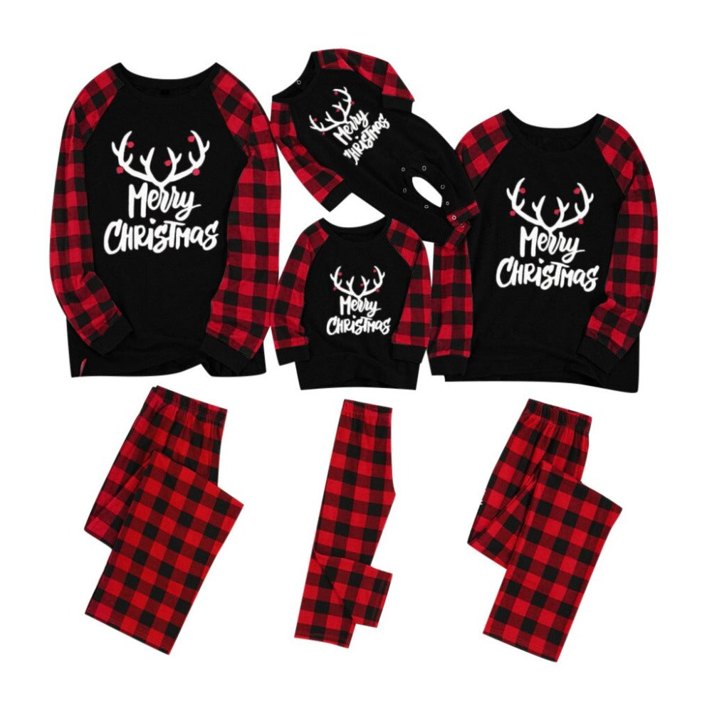 Dark Christmas Theme Pajama Set