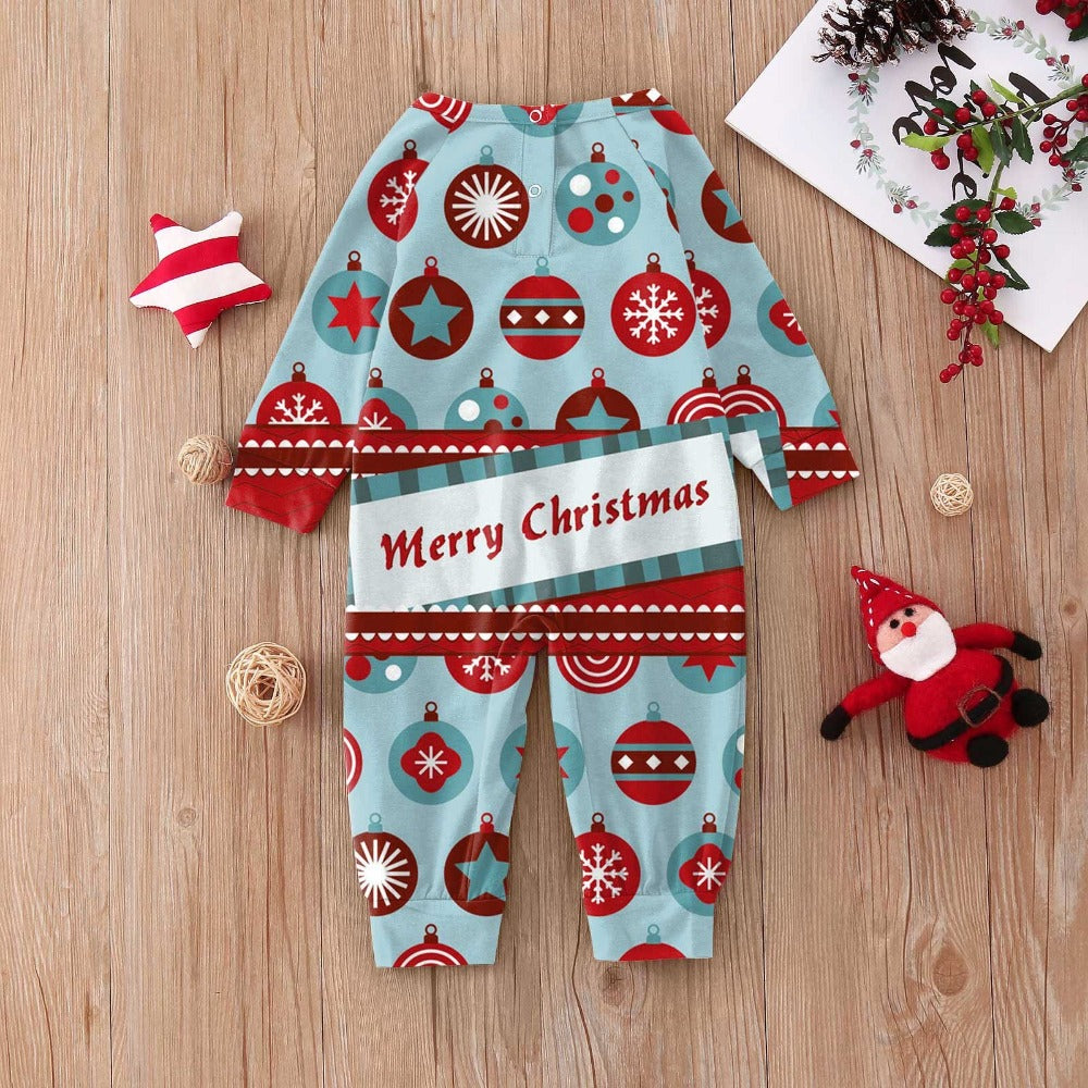 Merry Christmas Print Family Pajama Set
