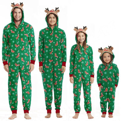 Reindeer Jumper Design Family Pajama Set