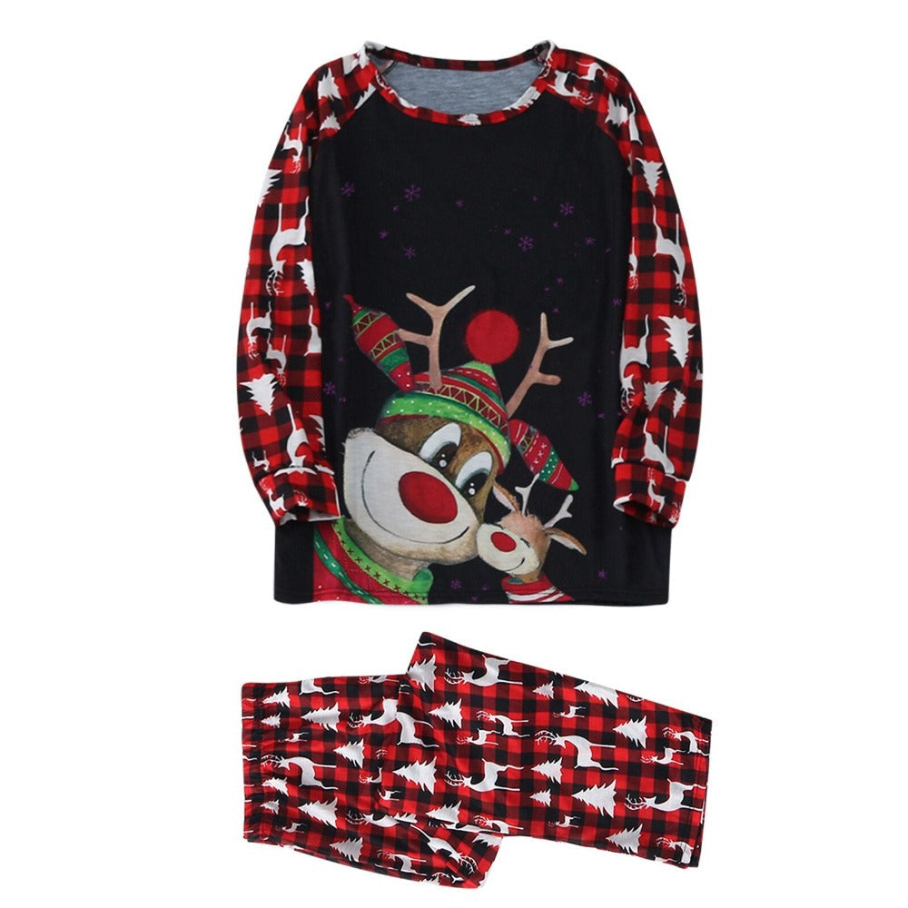 Christmas Deer Print Family Pajama Set