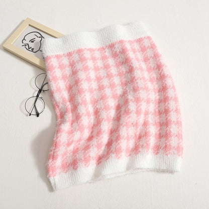 Fall Winter Sweater Three Piece Skirt Sets For Women