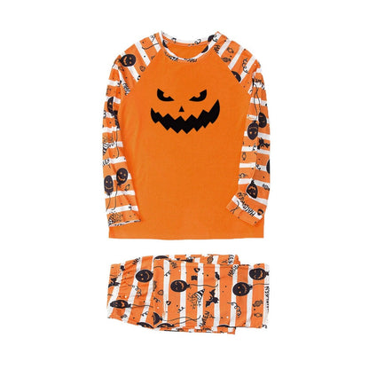 Printed Scary Pumpkin Family Matching Set